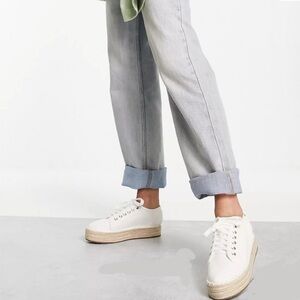 rag & bone White Platform Sneakers
